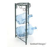 Goldwell Designs 3 Step Metal Floor Stand w/Bottle Storage Dust Black SM773 